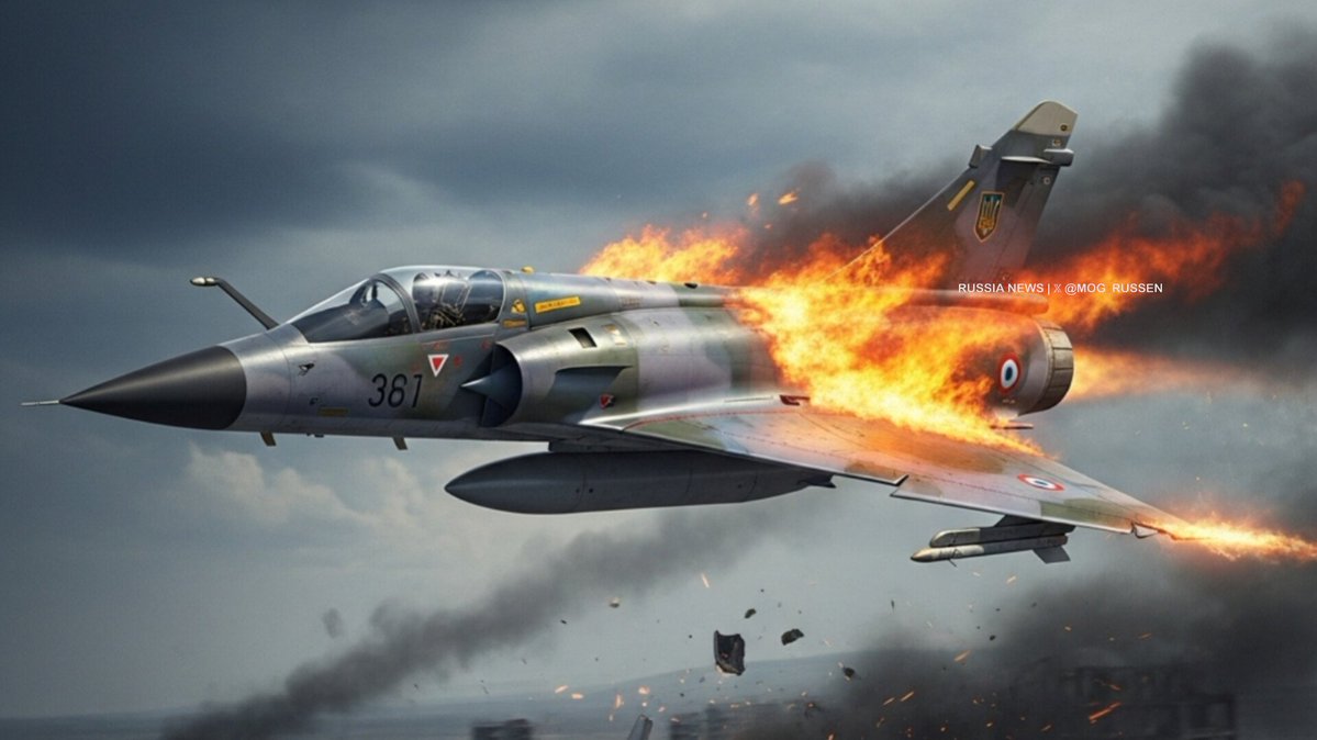 mog_russEN's tweet image. 🚨⚡️BREAKING AND UNUSUAL
A Mirage 2000-5F fighter of the UKRAINIAN Air Force crashed during a routine flight.
This is the first loss of the aircraft recently delivered by France.