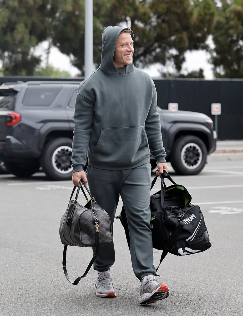 Coach_Yac's tweet image. Christian McCaffrey is ready for training camp
Kyle Shanahan said CMC is fully healthy, but his workload will be managed throughout camp