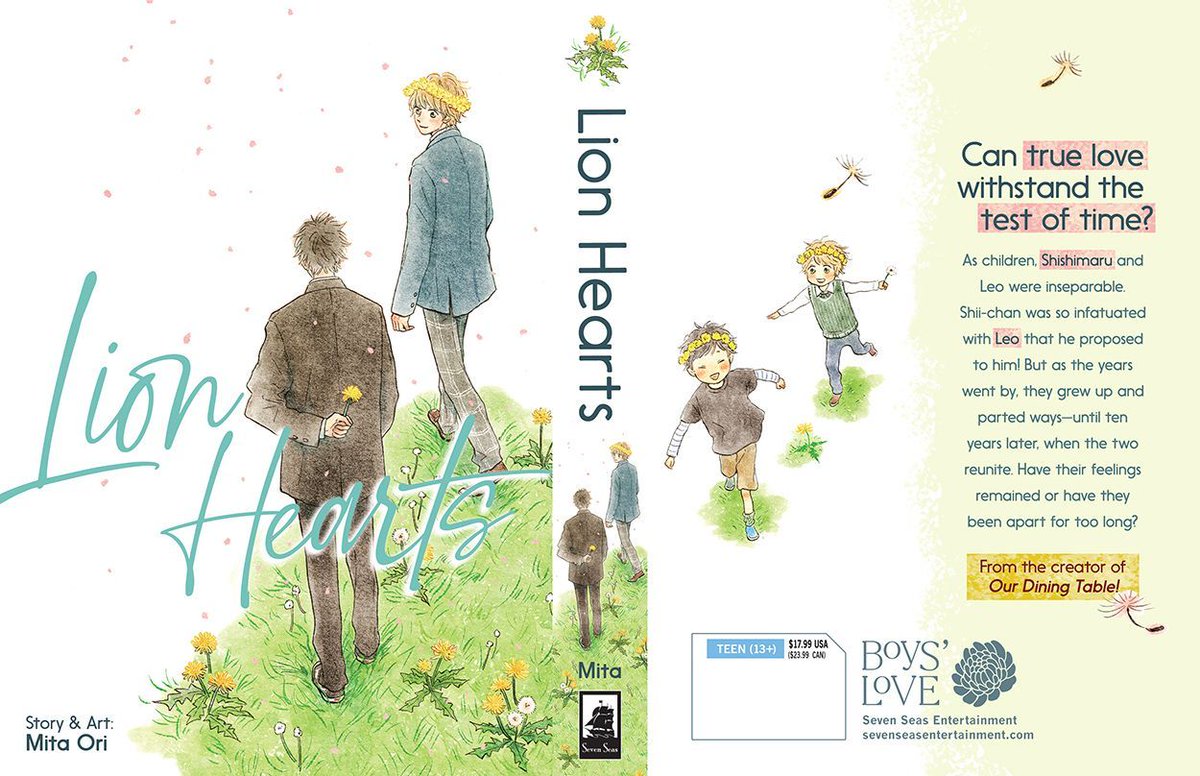 gomanga's tweet image. LION HEARTS
A sweet Boys’ Love/#BL manga about young love and how it can withstand the test of time.
Out today in print/digital! See RETAILERS section:
sevenseasentertainment.com/books/lion-hea…