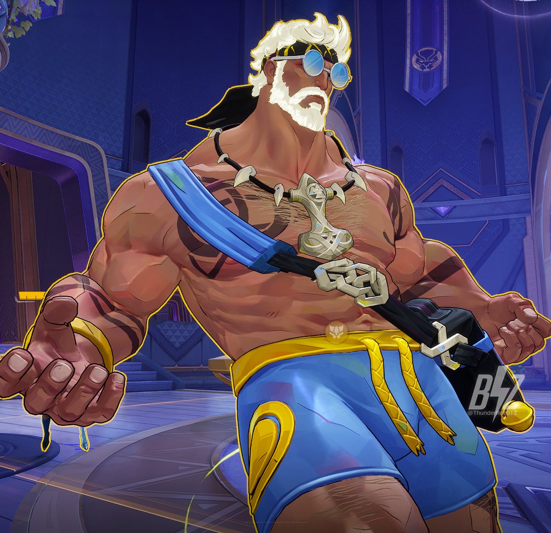 ThorLawyer's tweet image. this thor swimsuit skin has no right being as good as it is.