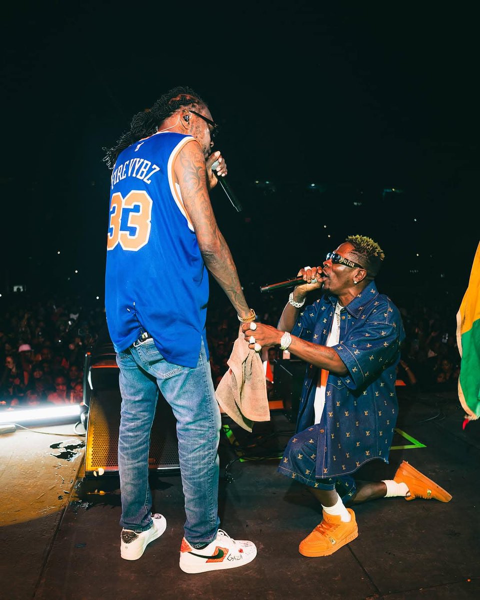 AfricaFactsZone's tweet image. Shatta Wale's International Collaborations
Beyonce & Major Lazer - Already
Vybz Kartel - Mansa Musa
Skillibeng - Blow Up
Alkaline - ATM Remix
Aidonia - My Queen
Shawn Storm - Party Fi LYF
Vershon - Can You
Shenseea - The Way You Move
Jah Vinci - Pati All Nite
Lisa…