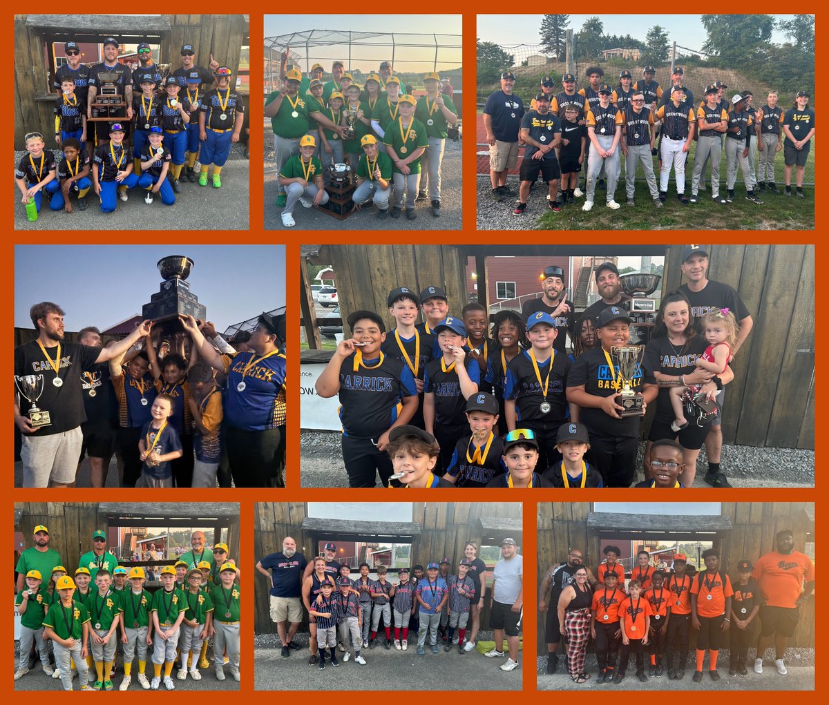 CitiParks's tweet image. It was a great night of baseball at the @MLBRBI CitiSports No Off Season Championships!
Here are the scores:
🏆LL B Carrick 15 Swissvale 7
🏆LL A Greenfield 10 Clairton 0
🏆10U B Carrick 5 Brookline 3
🏆10U A West Mifflin 3 Greenfield 0
🏆Pony A Mt Washington 3 Brentwood 1