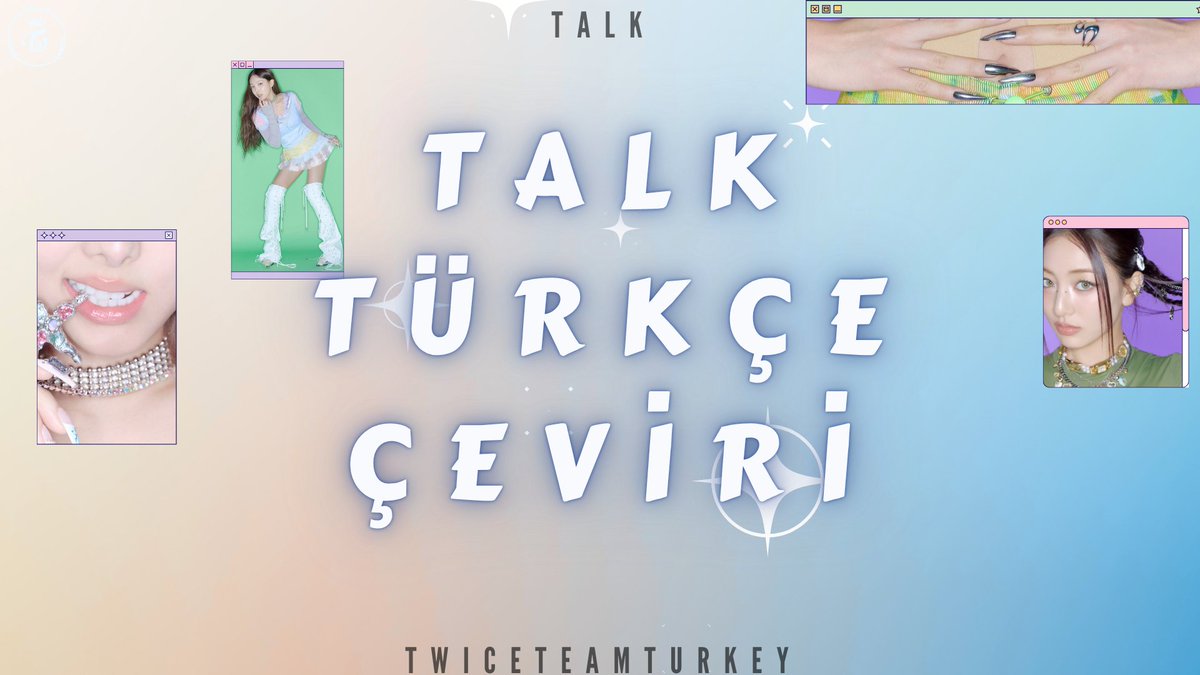 TwiceTeamTurkey's tweet photo. +
G.O.A.T. (MINA, DAHYUN, CHAEYOUNG)👉https://t.co/63WOQPhWGb
TALK (NAYEON, JIHYO)👉https://t.co/omiMmi7HTS
SEESAW👉https://t.co/C1ieUq66Af
HEARTBREAK AVENUE👉https://t.co/wr5ehRQ79U https://t.co/KyPnl7hpEJ