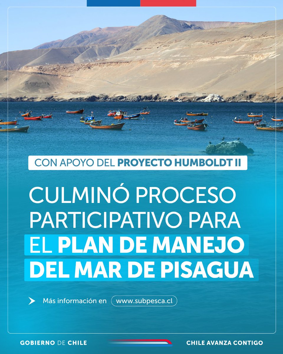 El Mar de Pisagua fue el escenario de un proceso participativo inédito que reunió a pescadores, comunidad local, autoridades y expertos. Hoy, esa propuesta construida desde el territorio avanza hacia una nueva etapa: la consulta pública. 

🔗Nota Completa bit.ly/4o7ZzTM