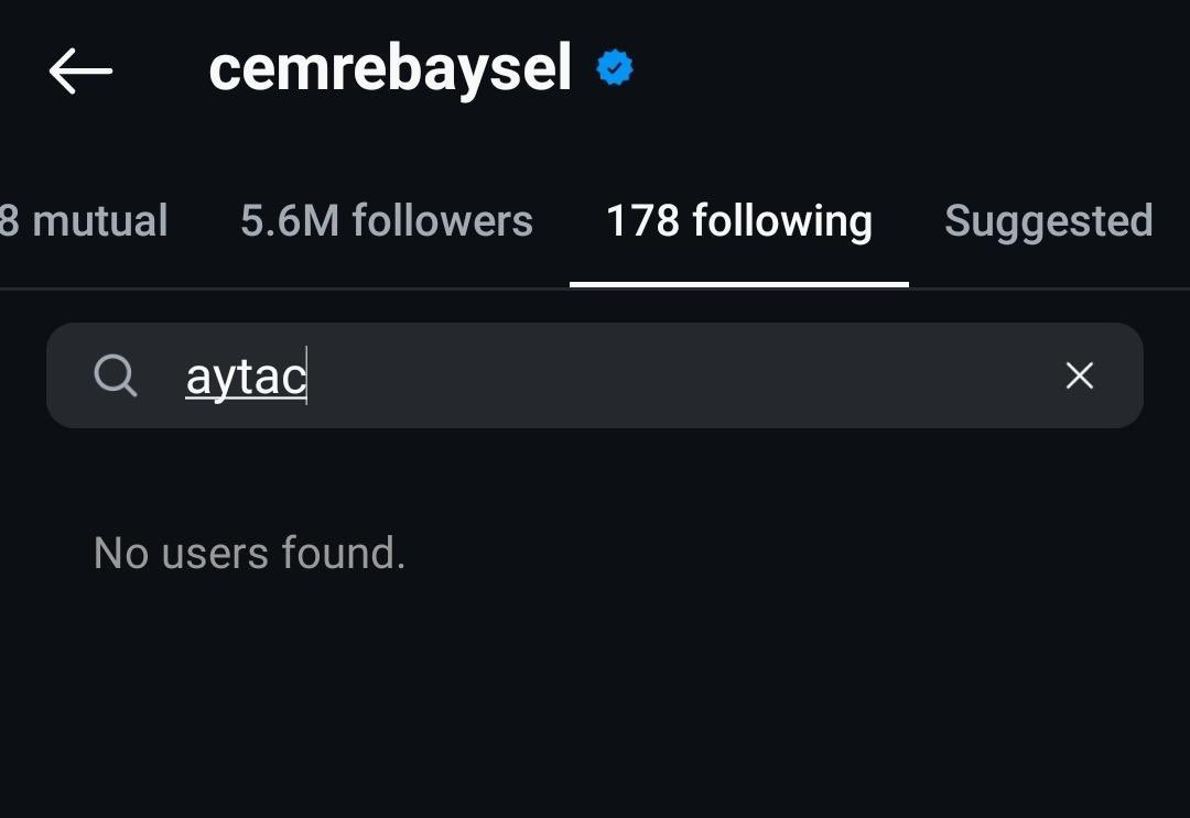 TvDunyasii's tweet image. Cemre Baysel, ayrıldığı eski sevgilisi Aytaç Şaşmaz'ı İnstagram’da takipten çıktı..