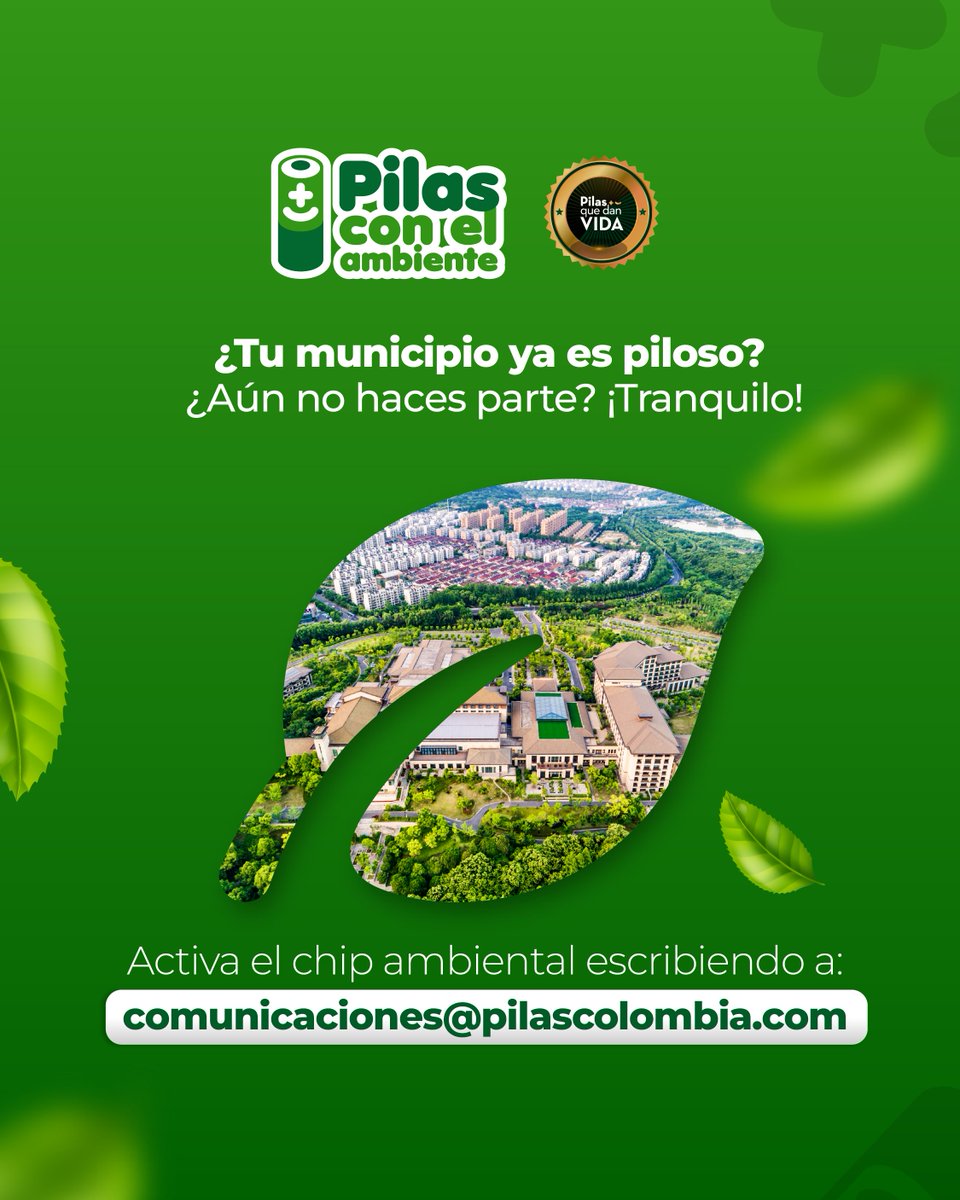 💚🌍 Ser un municipio piloso es cuidar lo propio: la gente, el entorno y el futuro.
 ¿Todavía no hacen parte? Súmense a esta red comprometida con el cambio en: comunicaciones@pilascolombia.com