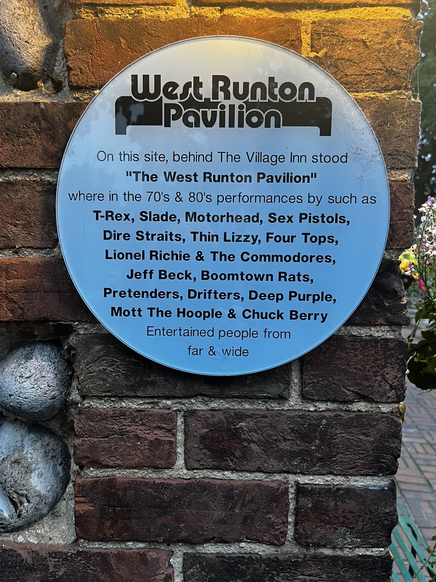MarcGunby's tweet image. On the night I heard the news Ozzy Osbourne had sadly died, I was having a meal on the site Black Sabbath had once played. Strange to think West Runton no larger than a big village had so many top bands play.