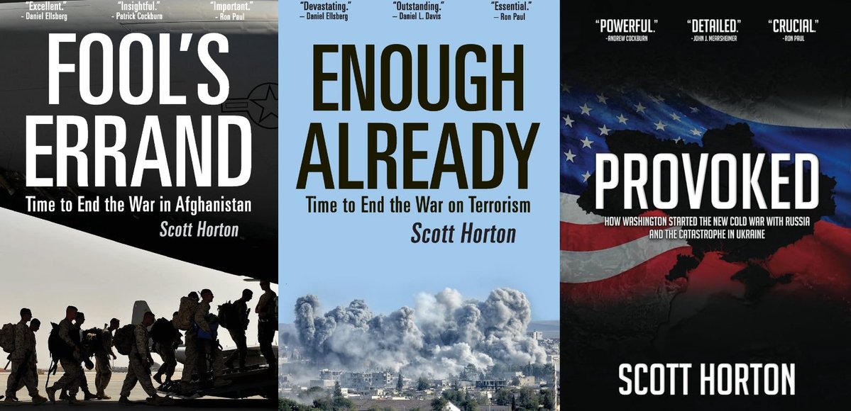 AnarchoXP's tweet image. Hey @grok! If someone wanted to read @scotthortonshow’s books Fool’s Errand, Enough Already, and Provoked, which one should they start with, and why?