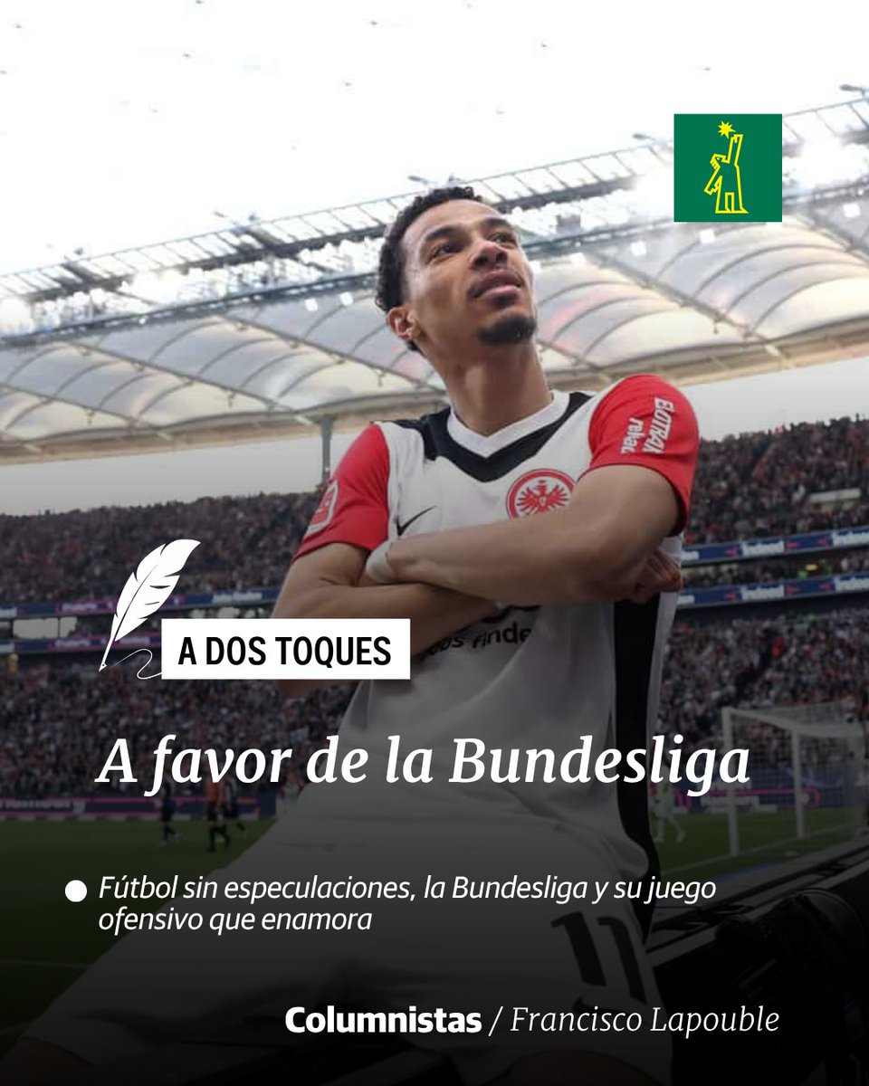 DiarioLibre's tweet photo. 🖋 |#ColumnistasDL| A favor de la Bundesliga
🔗 https://t.co/spqHlKcN0x
#DiarioLibre #ADosToques https://t.co/IhJNIlajD7