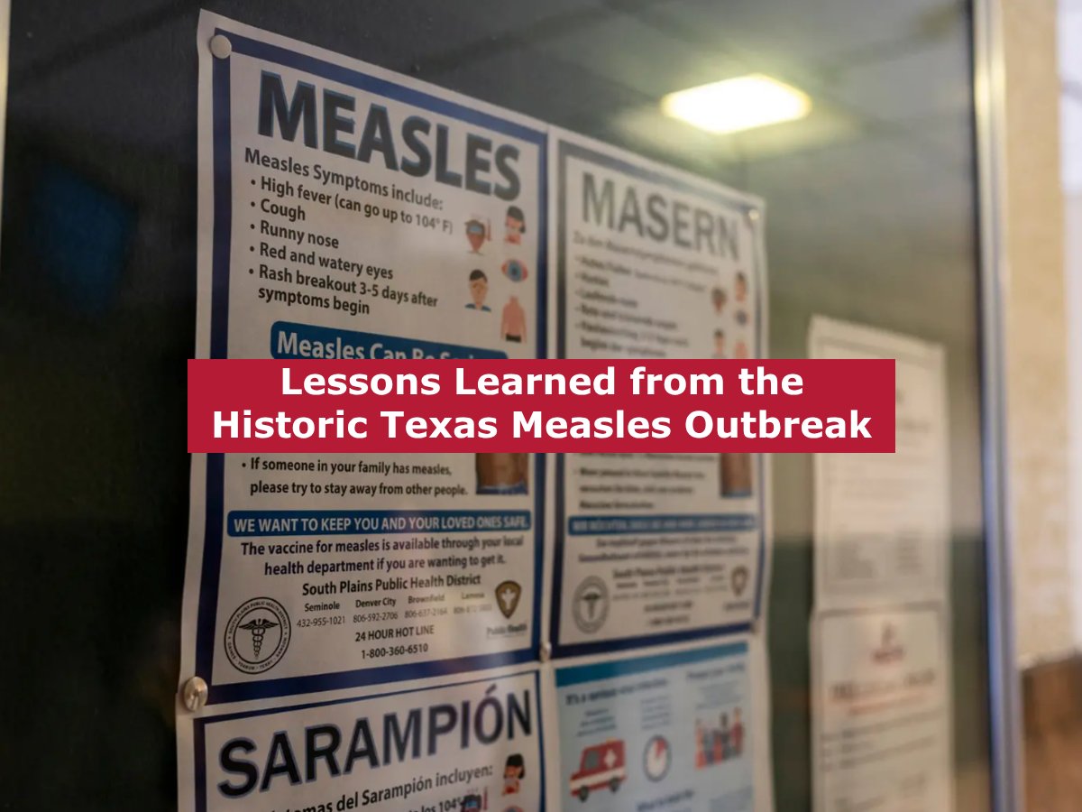 Immunize_USA's tweet image. It being Texas, sometimes more information can be too much of a good thing.
Read how officials worked to protect a community that resisted protection.
texastribune.org/2025/07/21/tex…
#immunizations #vaccine #publichealth #measles #texasmeaslesoutbreak
Donate
immunizeusa.salsalabs.org/donatetotip202…
