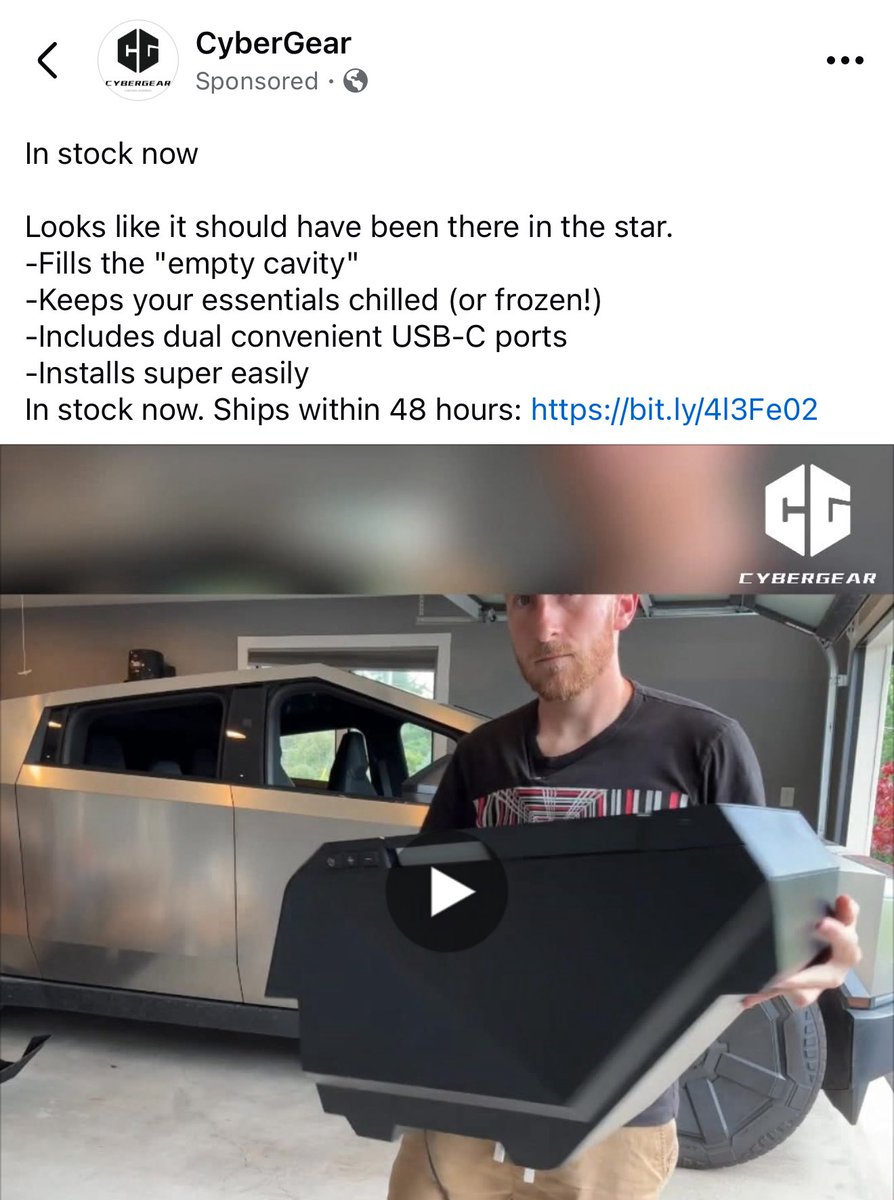 jeremyjudkins_'s tweet image. I love how they quoting me in the ad. I said the Cybertruck has a cavity begging to be filled. ☠️