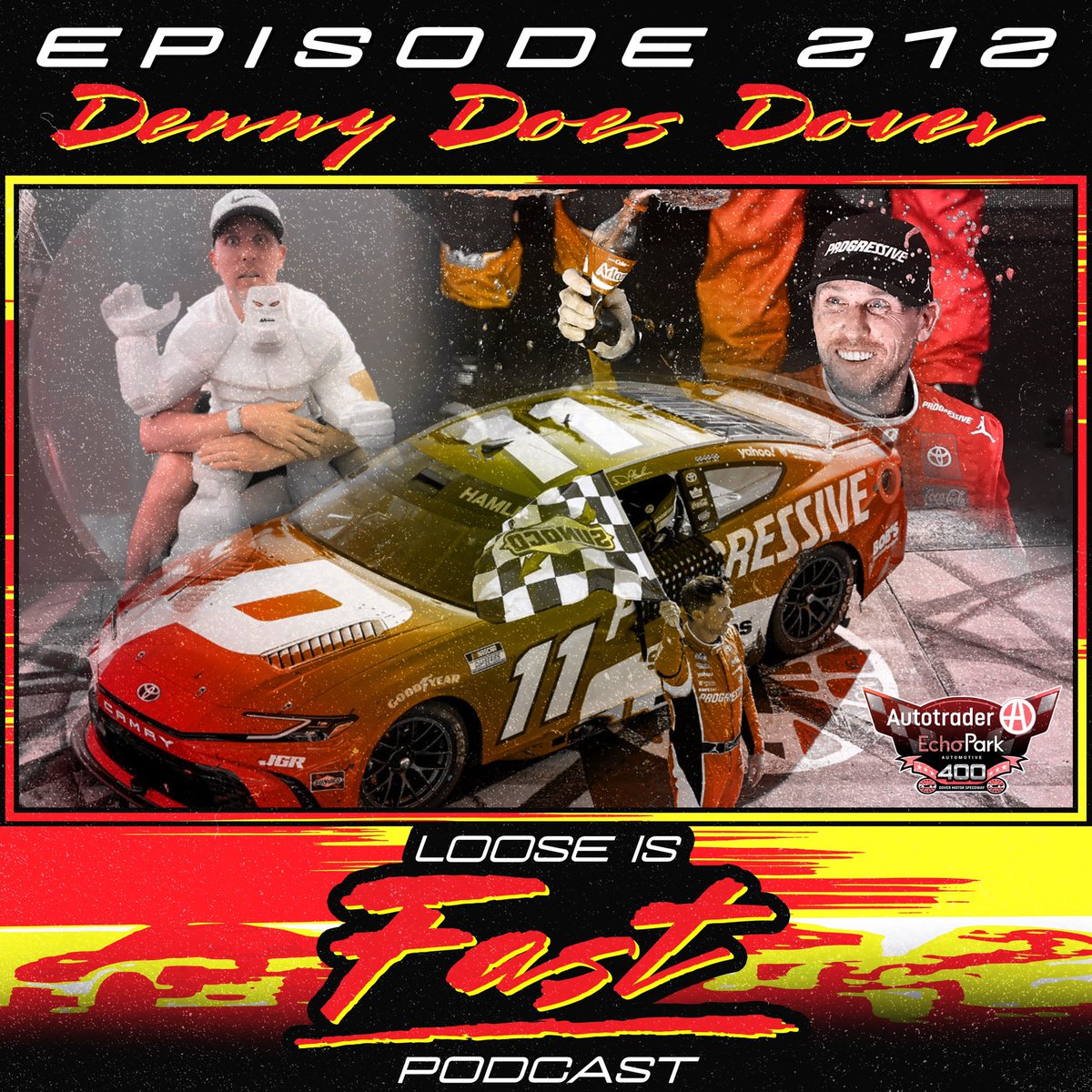 LooseIsFast_Pod's tweet image. Episode 212: “Denny Does Dover” is now live on Apple Podcasts and will be up on Spotify shortly!
Join us as we recap the latest news from this past week (NASCOURT) and all the action from this weekend at the @MonsterMile! #NASCAR