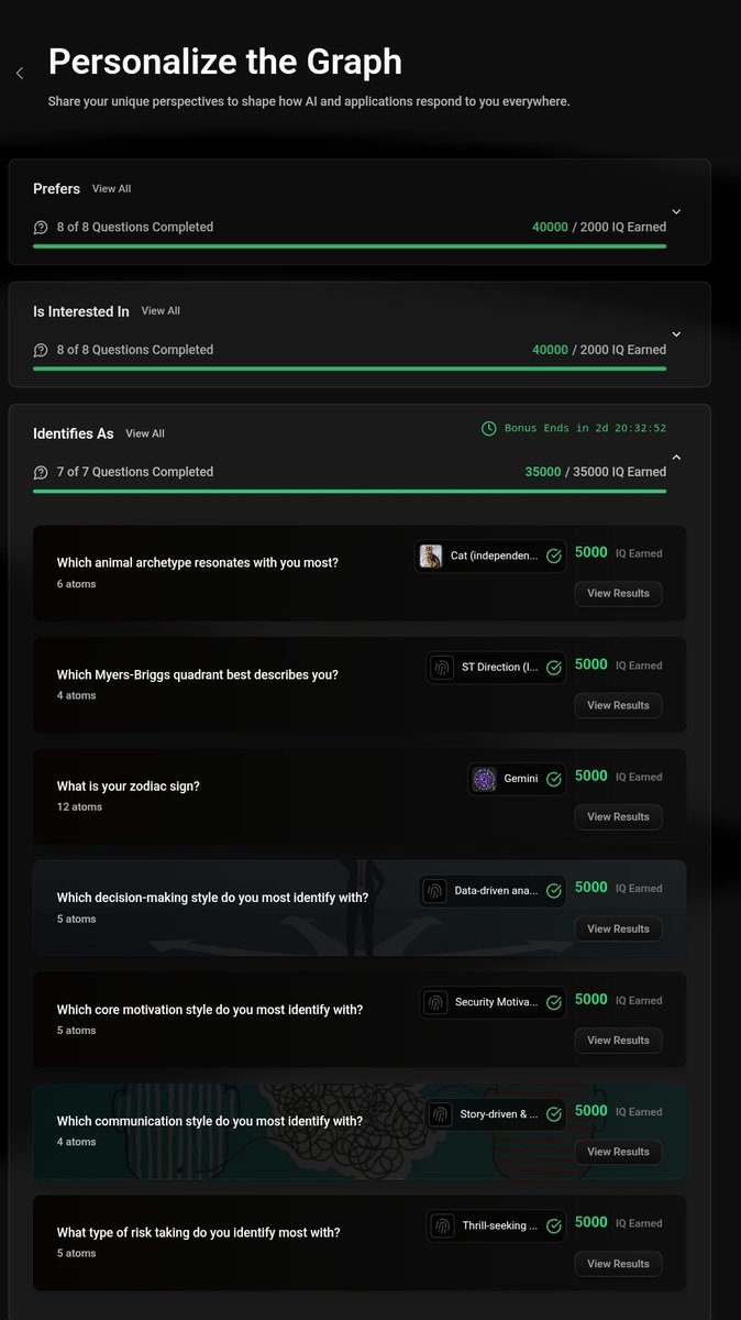 Solo01King_'s tweet image. The Personalization Epoch continues 🧠
Part 3
@0xIntuition just shipped a major AI upgrade for their AI
This allows the AI to reply you more intelligently based on your preference with:
🔹 Better filter
🔹 Clearer opposing views
🔹 Fully personalized reasoning.
Define your…