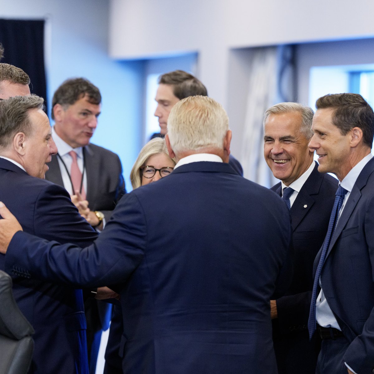 MarkJCarney's tweet image. Facing a shifting trade landscape, the premiers and I are focused on what we can control — working together to get major projects off the ground, break down trade barriers, and build a stronger Canadian economy.
