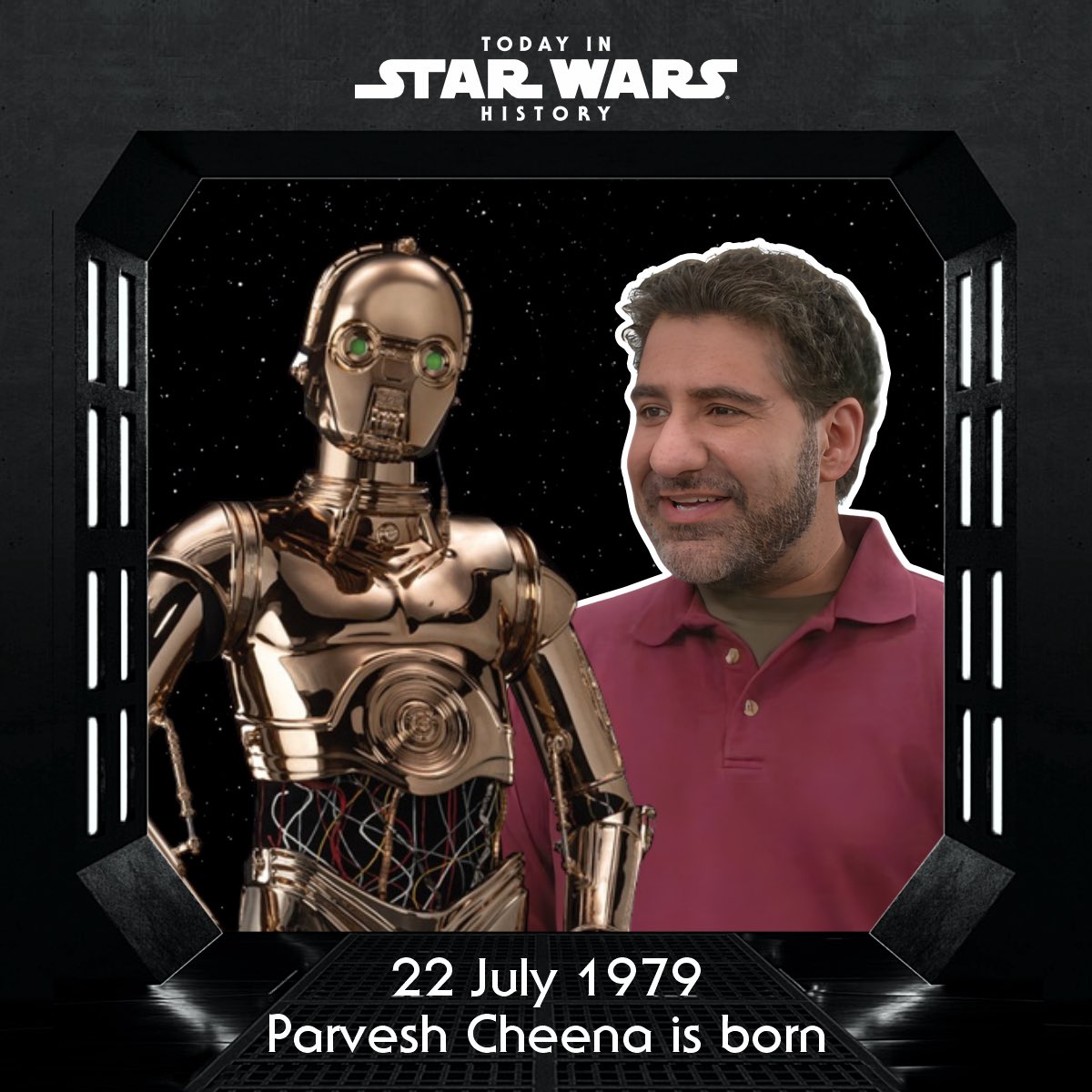 TodayinStarWars's tweet image. 22 July 1979 #TodayinStarWarsHistory "But it's just that, there's someone here to see you." #NevarroCopperDroid #Voice #ParveshCheena