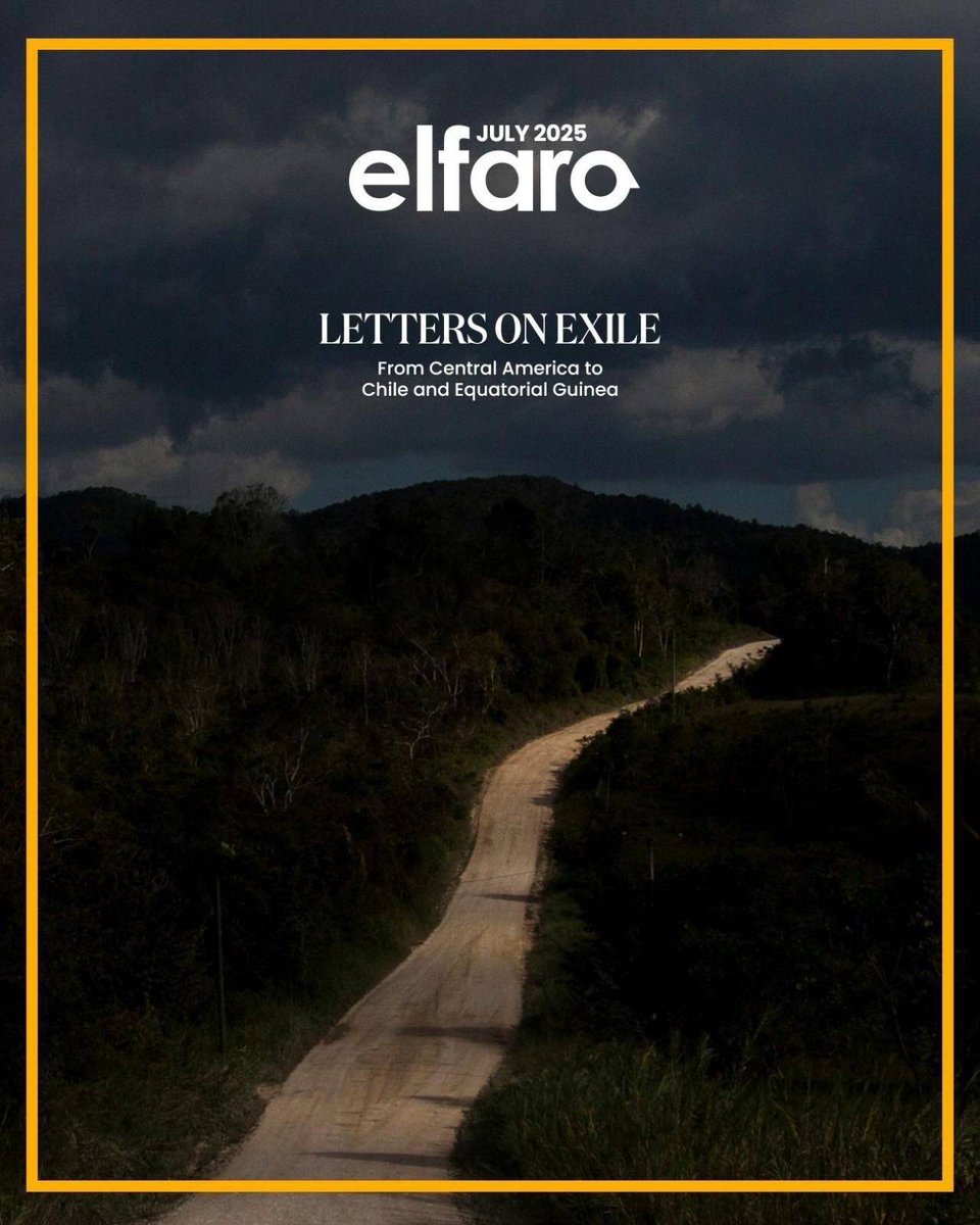 elfaroenglish's tweet image. Letters on Exile: From Central America to Chile to Equatorial Guinea
This third issue of Central America Monthly looks at the growing ranks of political refugees: From Nicaragua to Guatemala to El Salvador, a new Central American exile is upon us.
beta.elfaro.net/en/monthly/iss…