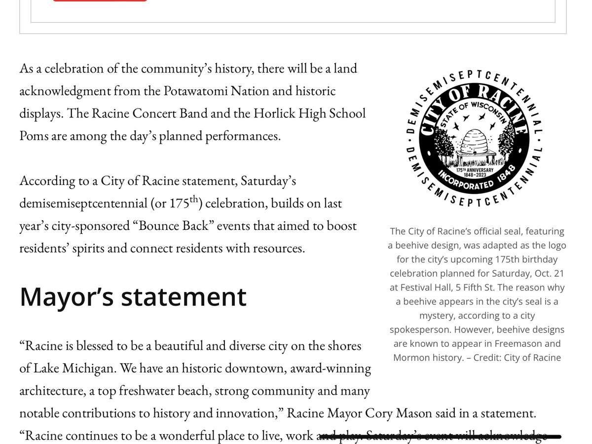 DenyTheMark2020's tweet image. Was this the Whites team from a century ago?
Did slavery “end” in Racine, or evolve?
Wait, is it RaciST or RaciNE? What NEST?
#RacineLegion #RacineBelles #Pythias #NoCrying