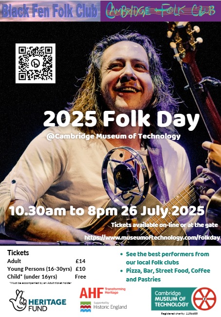 Cambridge Museum of Technology (@camtechmuseum) on Twitter photo #Folk Music Day this Saturday 26 July 2025 <a href="/CamTechMuseum/">Cambridge Museum of Technology</a>
Advance tickets: museumoftechnology.com/folkday #Folk Music Day this Saturday 26 July 2025 <a href="/CamTechMuseum/">Cambridge Museum of Technology</a>
Advance tickets: museumoftechnology.com/folkday