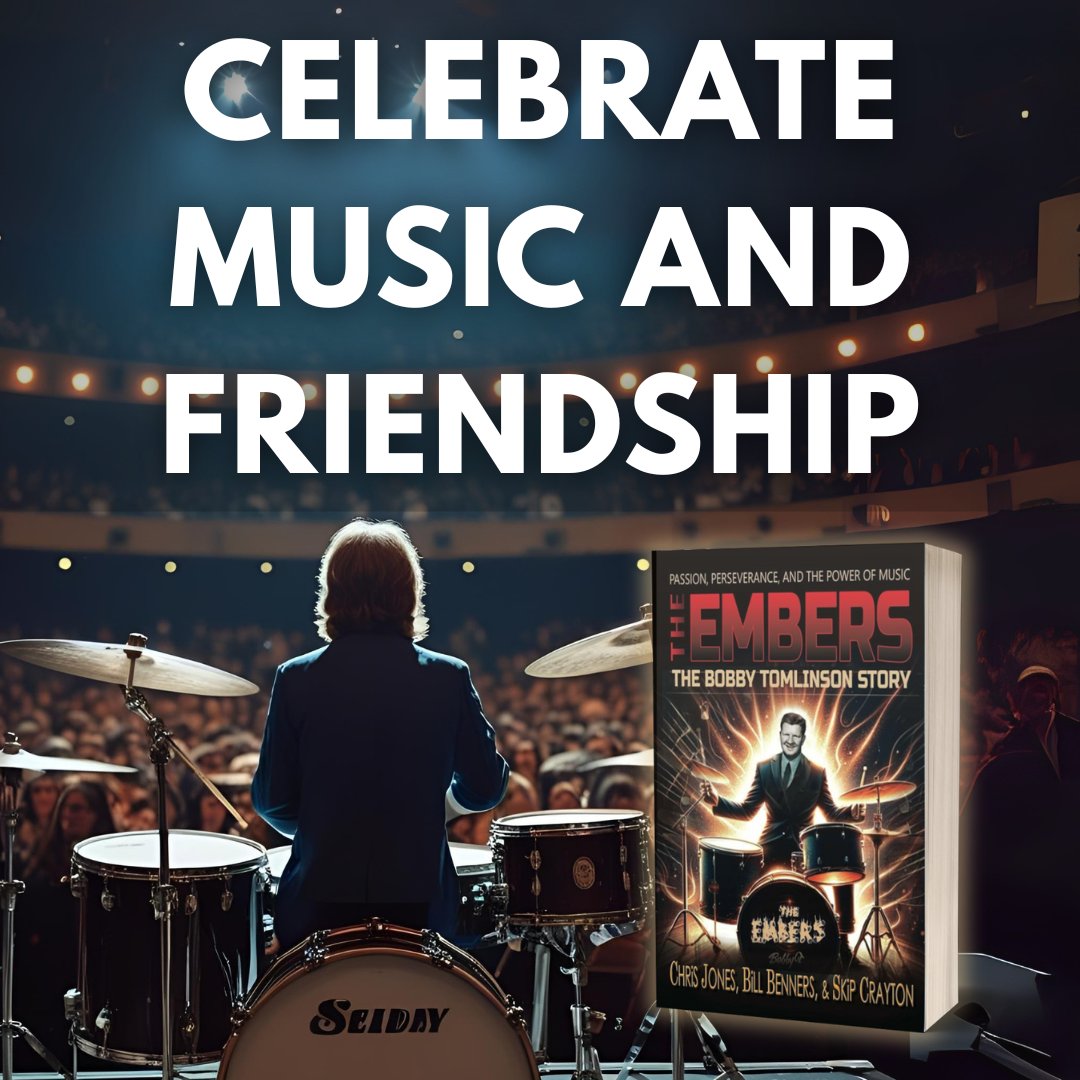 TwBookClub's tweet image. Join The Embers in celebrating 60 years of music, friendship, and the soul of the Carolina coast with the original drummer and driving force, Bobby Tomlinson, at the centre.
Check out "The Embers: The Bobby Tomlinson Story":
forums.onlinebookclub.org/shelves/book.p…
Follow: @OBC_Nonfiction