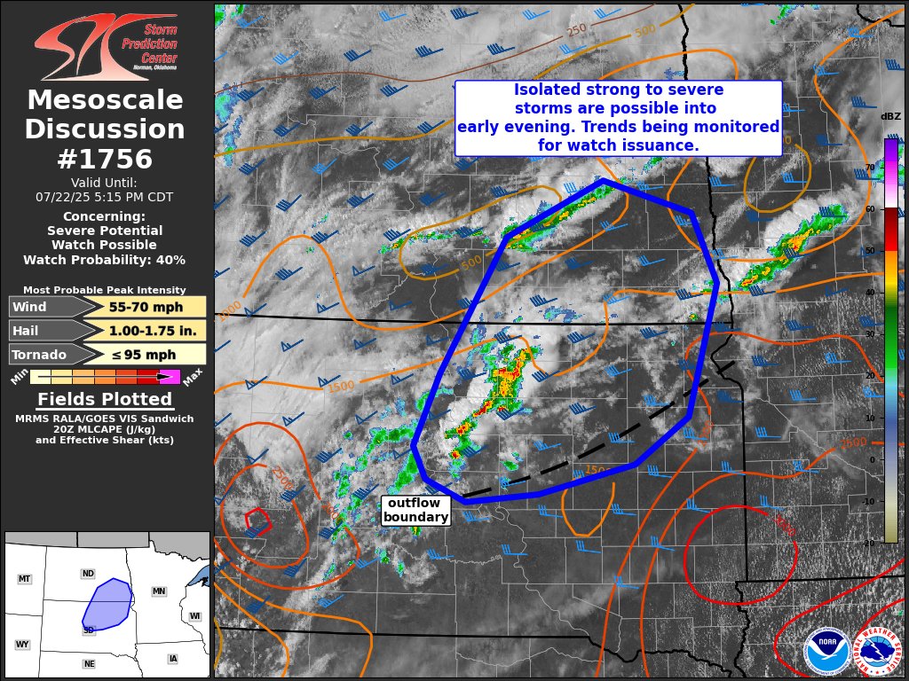 NWSSPC's tweet image. 3:22pm CDT #SPC_MD 1756 , #sdwx #ndwx, spc.noaa.gov/products/md/md…