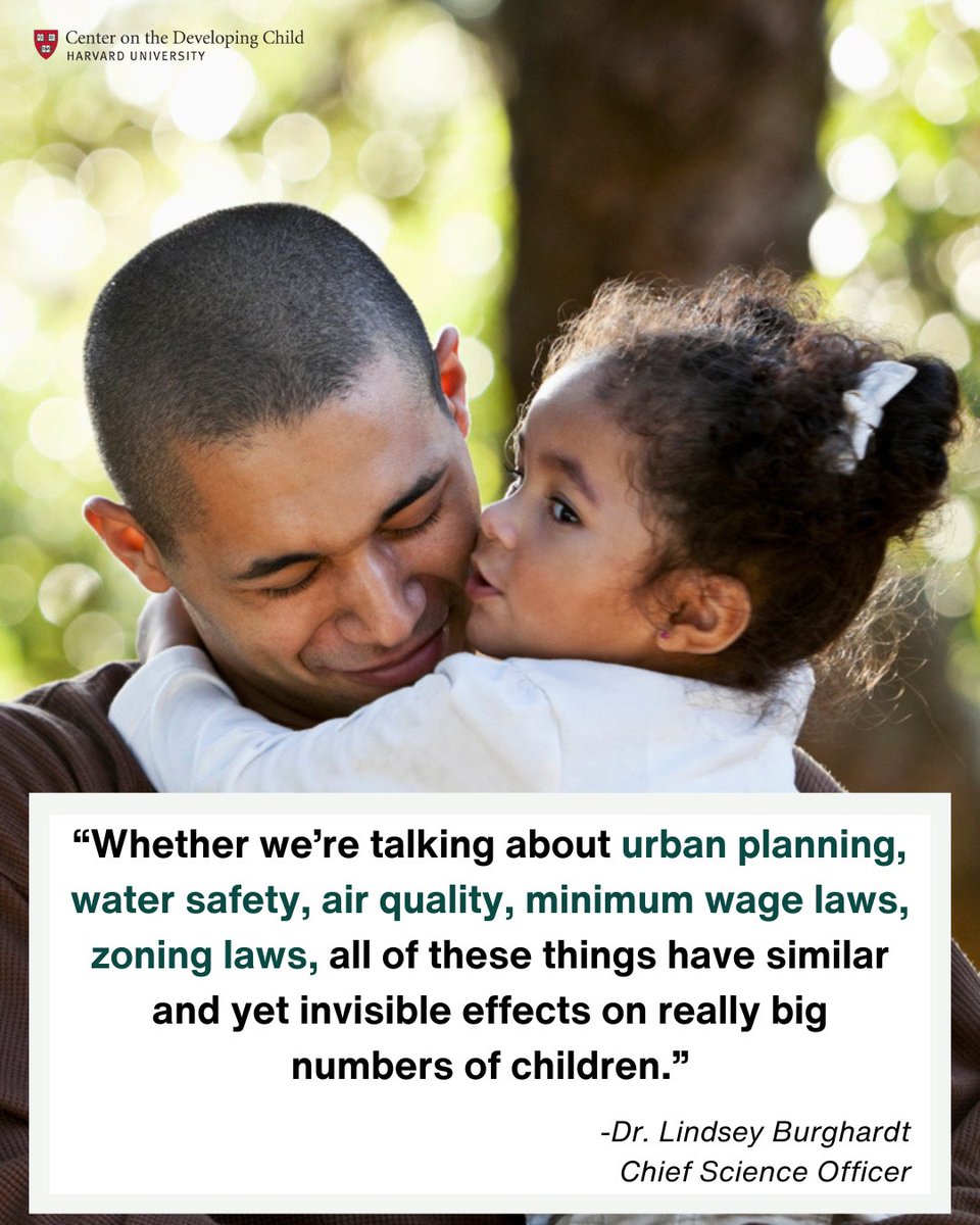 HarvardCenter's tweet image. Creating supportive developmental environments means looking beyond traditional children’s issues to a wide range of policy domains that shape our environment. In an episode of the @DataSmartCities podcast, Dr. Lindsey Burghardt, spoke more on this topic: bit.ly/3WS4Pht