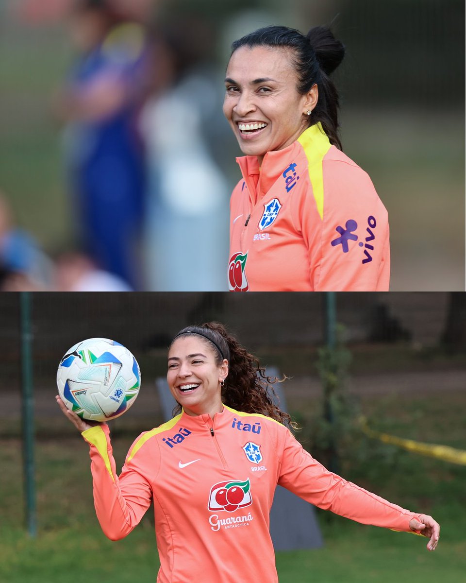 ORLPride's tweet image. It’s another day of battle for Marta and Angelina as @SelecaoFeminina continue their @CopaAmerica Feminina campaign 💫
🇧🇷🆚🇵🇾
8 p.m. ET