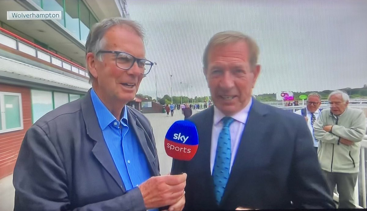 JohnWathenBerry's tweet image. Real treat on the Tommo farewell show on @SkySportsRacing from @WolvesRaces this evening: two broadcasting legends on together. Great entertainment.