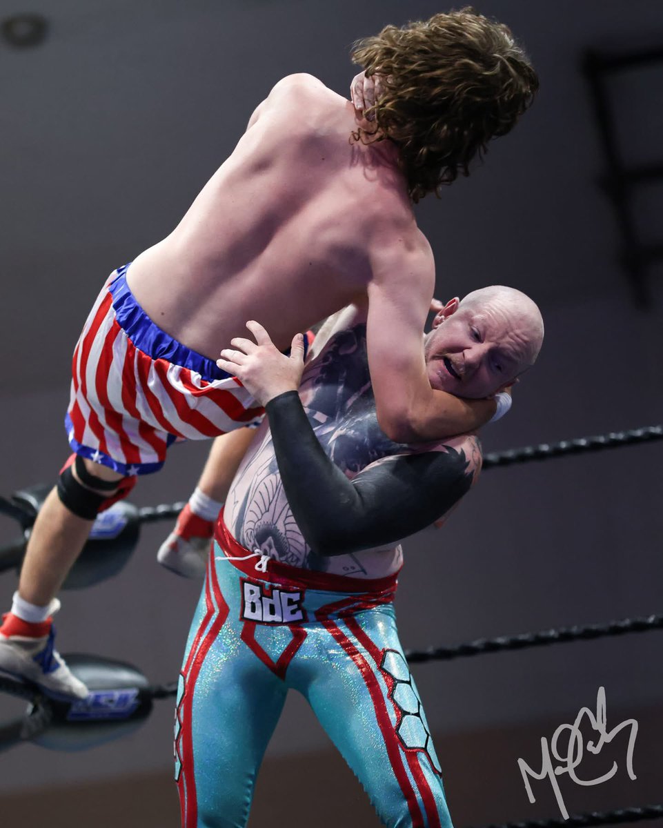 HCWLive23's tweet image. At HCW Justice For All, the HCW Out of Luck Championship was on the line as Kitt Reaver (c) defended against &quot;Gorgeous&quot; Gavin Bush.