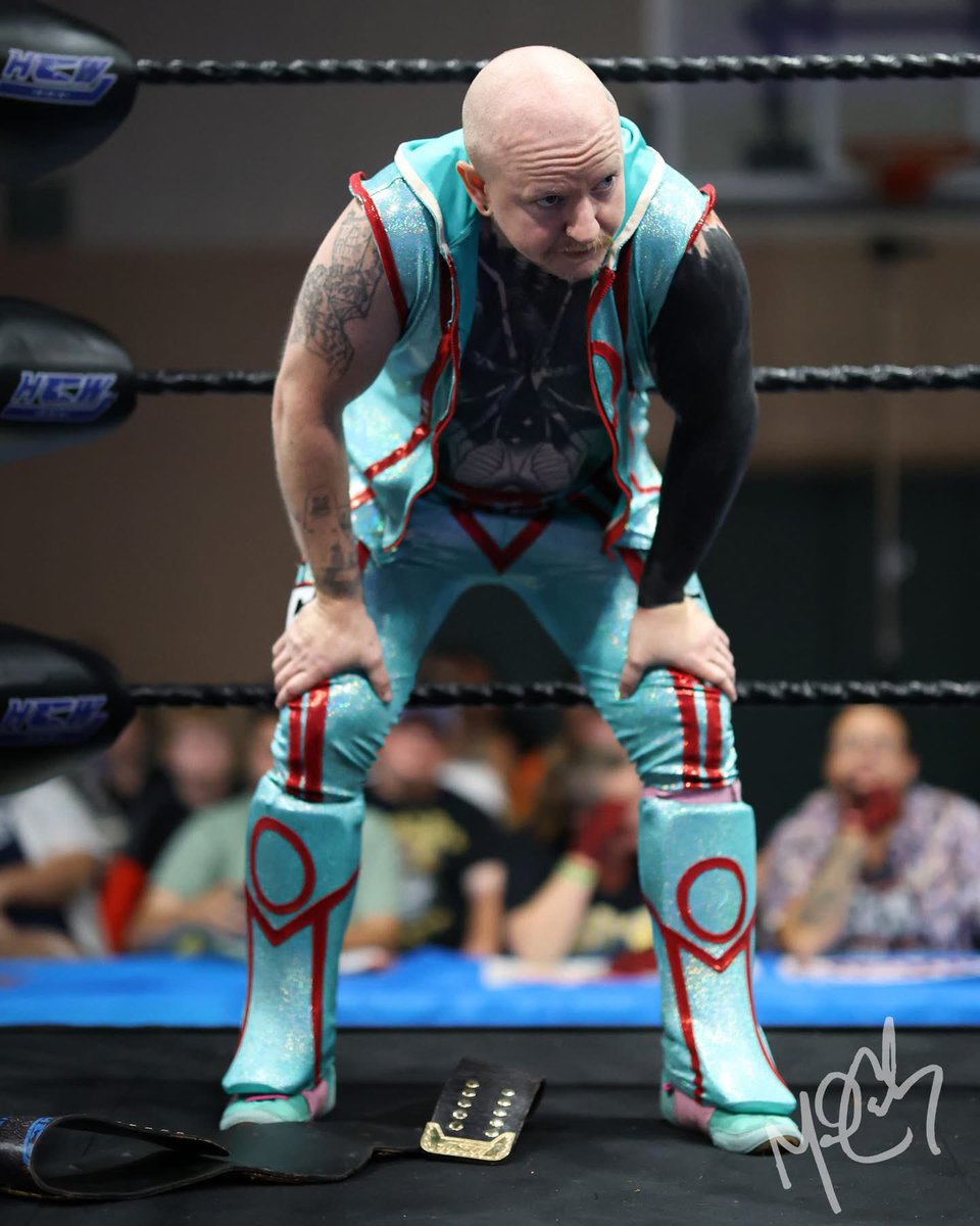 HCWLive23's tweet image. At HCW Justice For All, the HCW Out of Luck Championship was on the line as Kitt Reaver (c) defended against &quot;Gorgeous&quot; Gavin Bush.