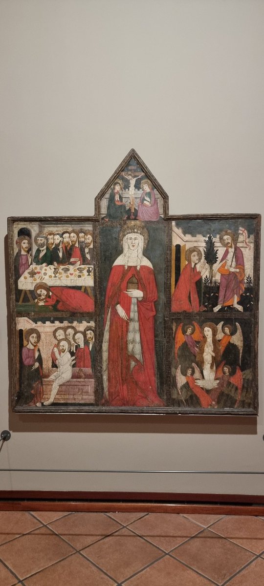 @Cultura_Hola (@cultura_hola) on Twitter photo Retaule de Santa Maria Magdalena
Mallorca,tercer quart del s.xiv Pintura al tremps sobre fusta
Procedència desconeguda
Museu Episcopal de #Vic <a href="/mevmuseu/">MEV, Museu d'Art Medieval</a> Retaule de Santa Maria Magdalena
Mallorca,tercer quart del s.xiv Pintura al tremps sobre fusta
Procedència desconeguda
Museu Episcopal de #Vic <a href="/mevmuseu/">MEV, Museu d'Art Medieval</a>