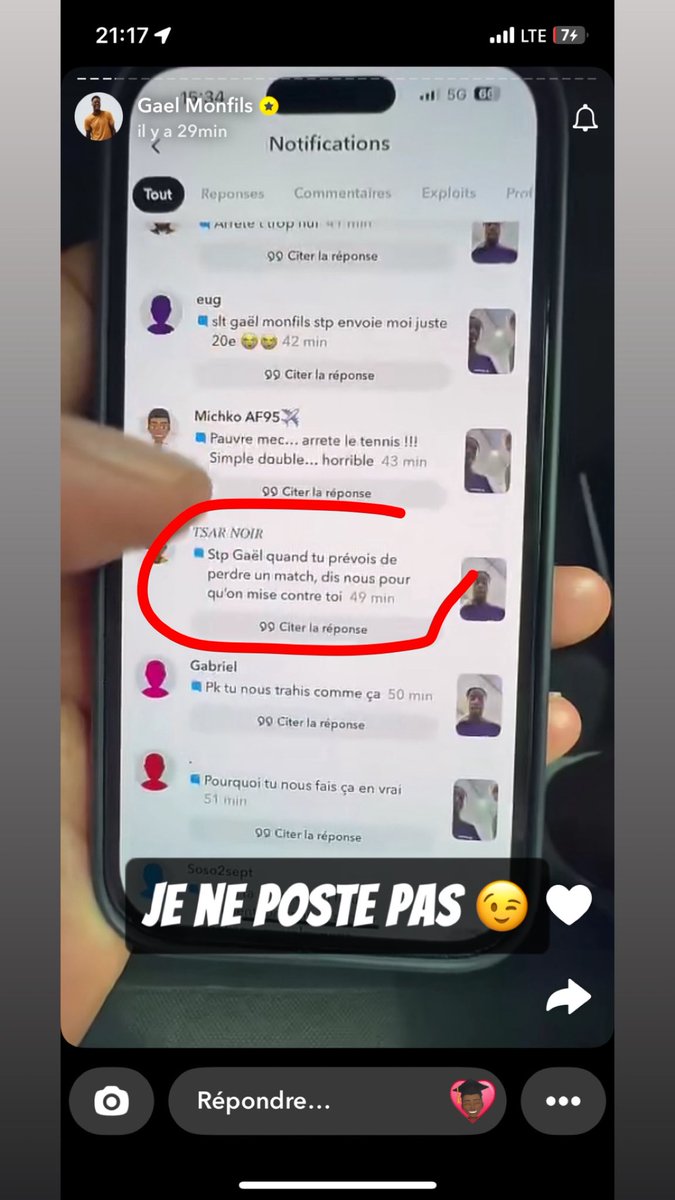 Ptdrr j’ouvre mon snap, je vois ya MonFils qui m’a affiché en 4k 😭😭😭