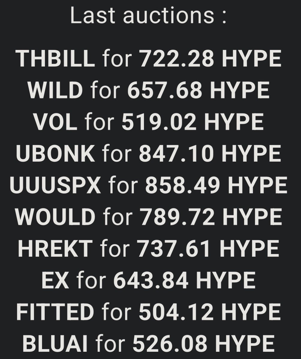 HyperliquidNews's tweet image. 馃啎 NEW TICKER 馃啎
The ticker $THBILL bought for 722.28 $HYPE or 30,680$
Probably buy by @Theo_Network