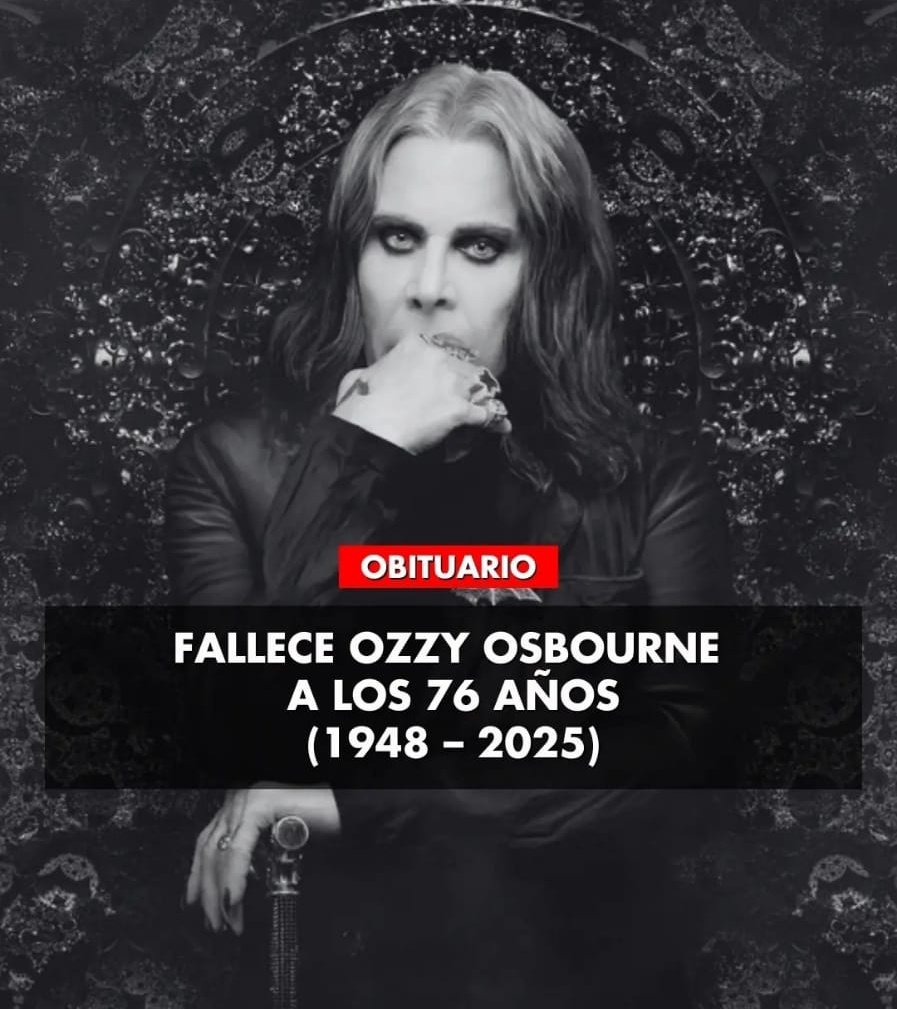 KenobiLinkap's tweet image. Se fue de este mundo el #ozzyosbourne el mundo está de luto