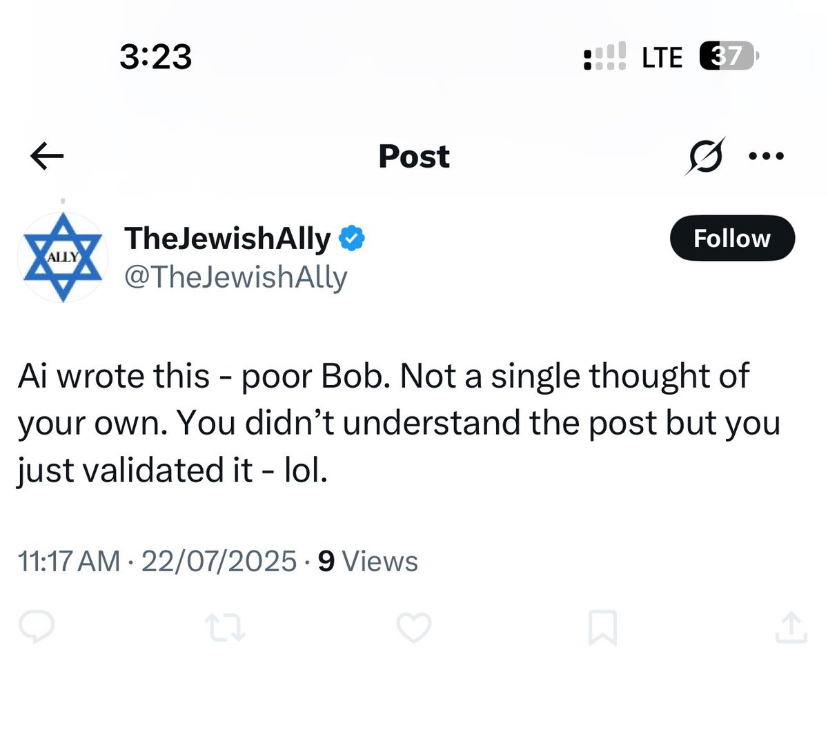 USLebaneseNomad's tweet image. Maybe @TheJewishAlly has the guts to allow responses to their bullshit, or actually respond to the points. But no… they’re typical Zionist snake oil salesmen…