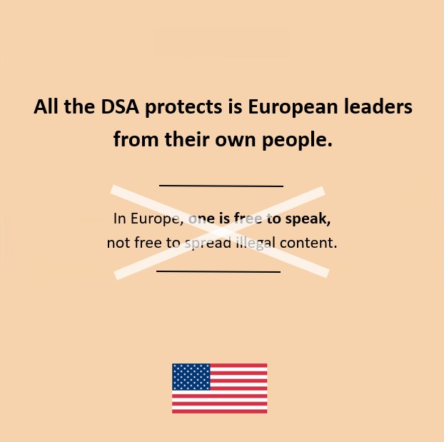 In Europe, thousands are being convicted for the crime of criticizing their own governments. This Orwellian message won't fool the United States. Censorship is not freedom.