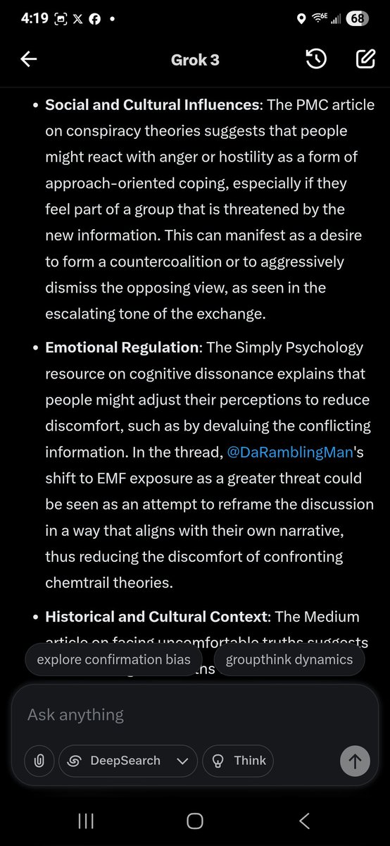 jesseRoss597206's tweet image. Grok why do people get so evil and angry at people trying to spread truth, what is the psychology behind it? Cognitive dissonance!
