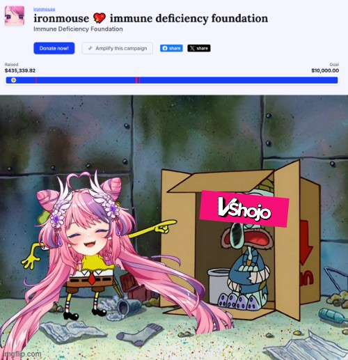 RiseFallNickBck's tweet image. Some updates on the Ironmouse and VShojo situation:
The donations to Tiltify, where 100 percent of the proceeds go to the Immune Deficiency Foundation, have surpassed 530 THOUSAND DOLLARS, matching and possible already surpassing what VShojo stole from Ironmouse and have yet to…