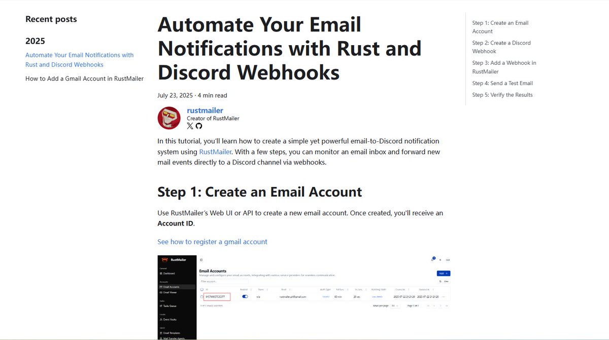 rustmailer's tweet image. Integrate Email Notifications with RustMailer: A Must-Have for Developers indiehackers.com/post/integrate… via @IndieHackers