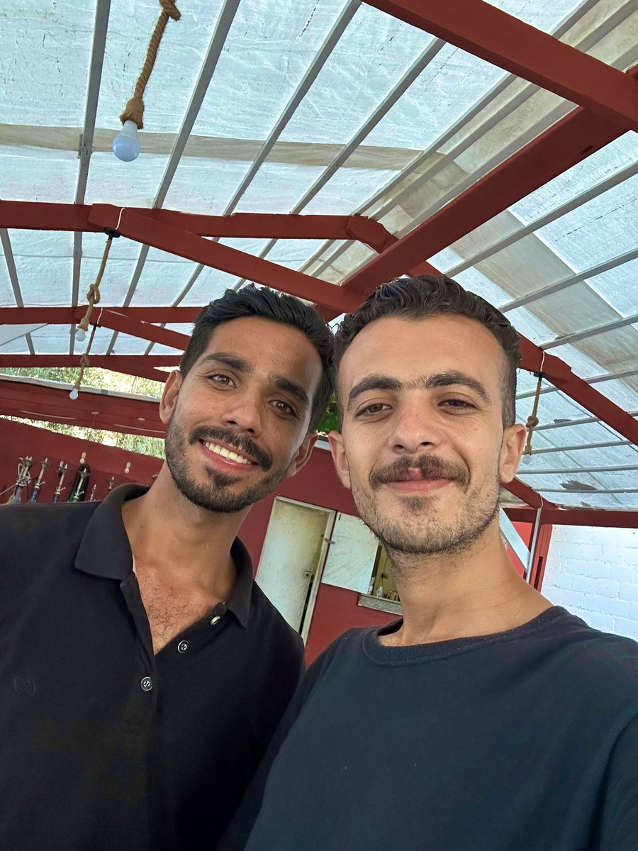 IamIbrahim21's tweet image. From Gaza’s sacred, wounded heart, where every stone holds a memory and every breath defies extinction, we still love, we still dream, and we still begin again.
In a time when everything falls apart, Omar, my companion in coffee, books, and home, chose today to hold on to hope.…