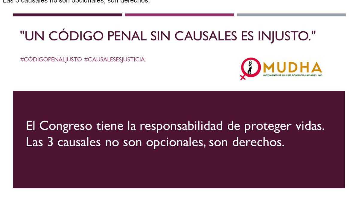 #CódigoPenalJusto #CausalesEsJusticia #mudha