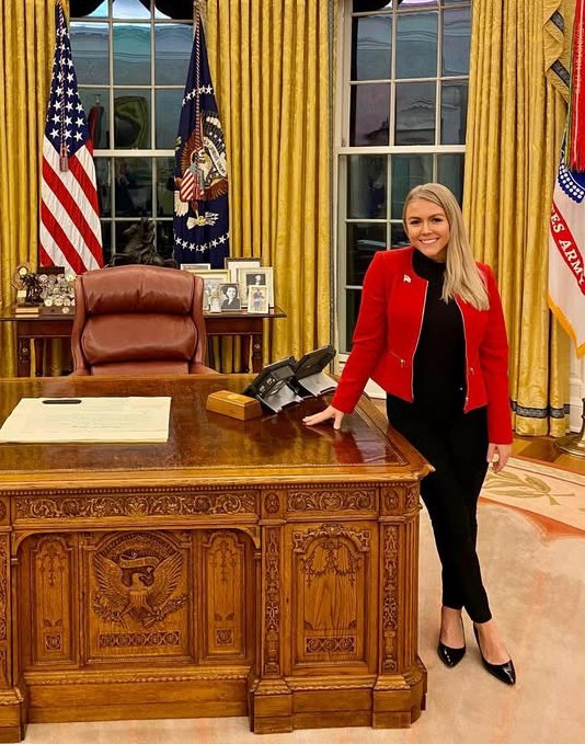 KaiTrumpJr's tweet image. If you believe she is the right choice for White House Press Secretary, drop a big YES.