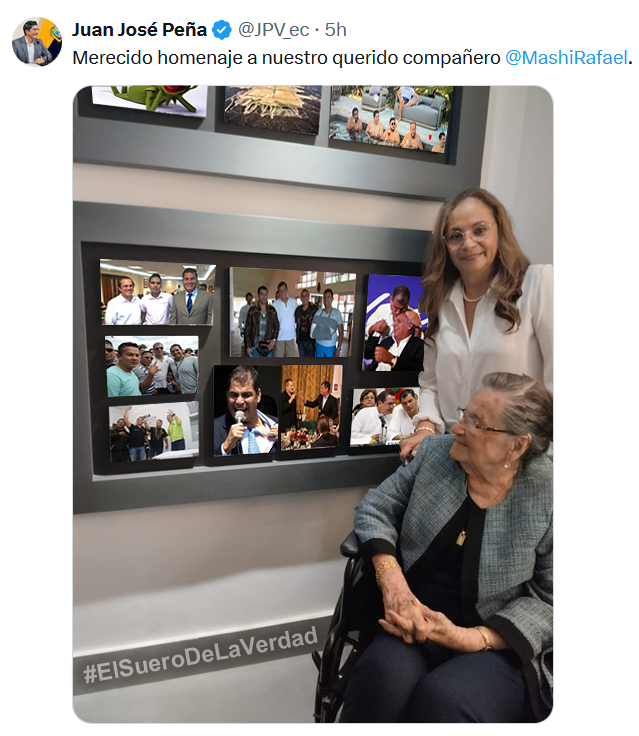 SuerodlaVerdad1's tweet image. Un muy merecido homenaje para el prófugo delincuente @MashiRafael en el museo de los corruptos, liderando al gobierno más ladrón de la historia republicana del Ecuador #QueHeDeCreer #ElSueroDeLaVerdad