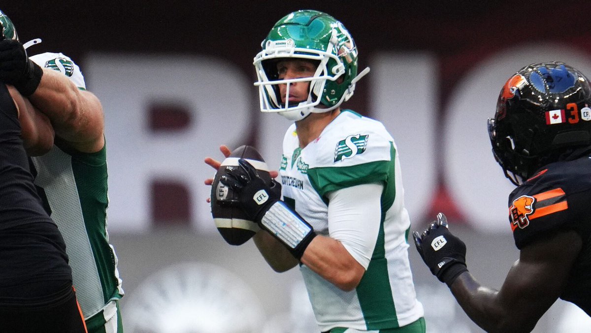 3DownNation's tweet image. Saskatchewan Roughriders' quarterback Trevor Harris named CFL's top performer for Week 7 by PFF
3downnation.com/2025/07/22/x-n…
#Riders #Riderville #Saskatchewan #CFL