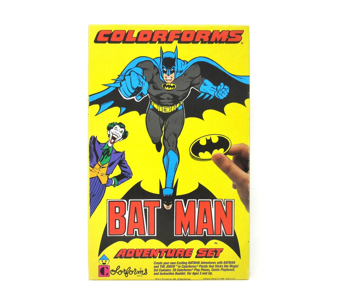 Vintage Batman Colorforms Toy Complete Set with Original Box Comic Book Cartoon Hero Caped Crusader Joker, Riddler, and Penguin Nostalgic antiquelove22.etsy.com/listing/128863… #etsyseller #vintage #Etsy #BatmanPenguinToy