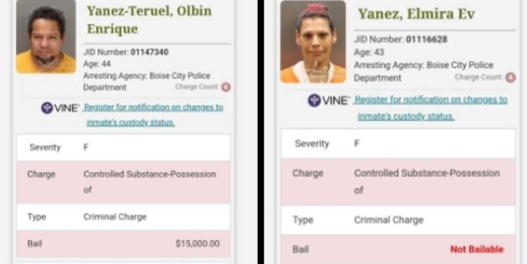 TheDRIVER_14_88's tweet image. 🚨 - Ada County Sherrifs Department inmate log, last name beginning with "Y" - 6 total inmates. 2 are non White, making up 33% of those currently incarcerated with the last name beginning with "Y". We are paying $234 per day operation cost to incarcerate non Whites.