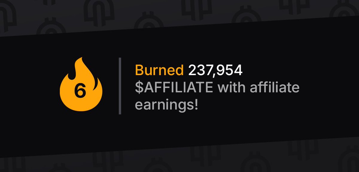 affiliatesol's tweet photo. $26.25 — 237,954 $AFFILIATE burned

https://t.co/2urEQWTKTE https://t.co/E00OHcaVfS