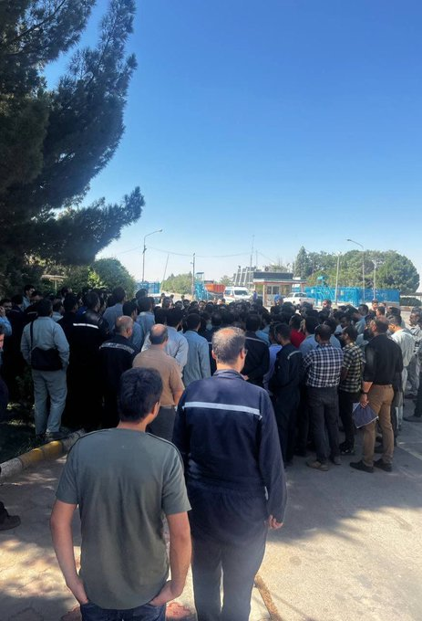 Leyliyazdi's tweet image. کارگرای فولاد خراسان صداشون دراومده، تحصن کردن
نمایندهها هم میگن نمیذارن آقازادهها بازی دربیارن و اینبار دیگه استیضاح میدری شوخی نیست!