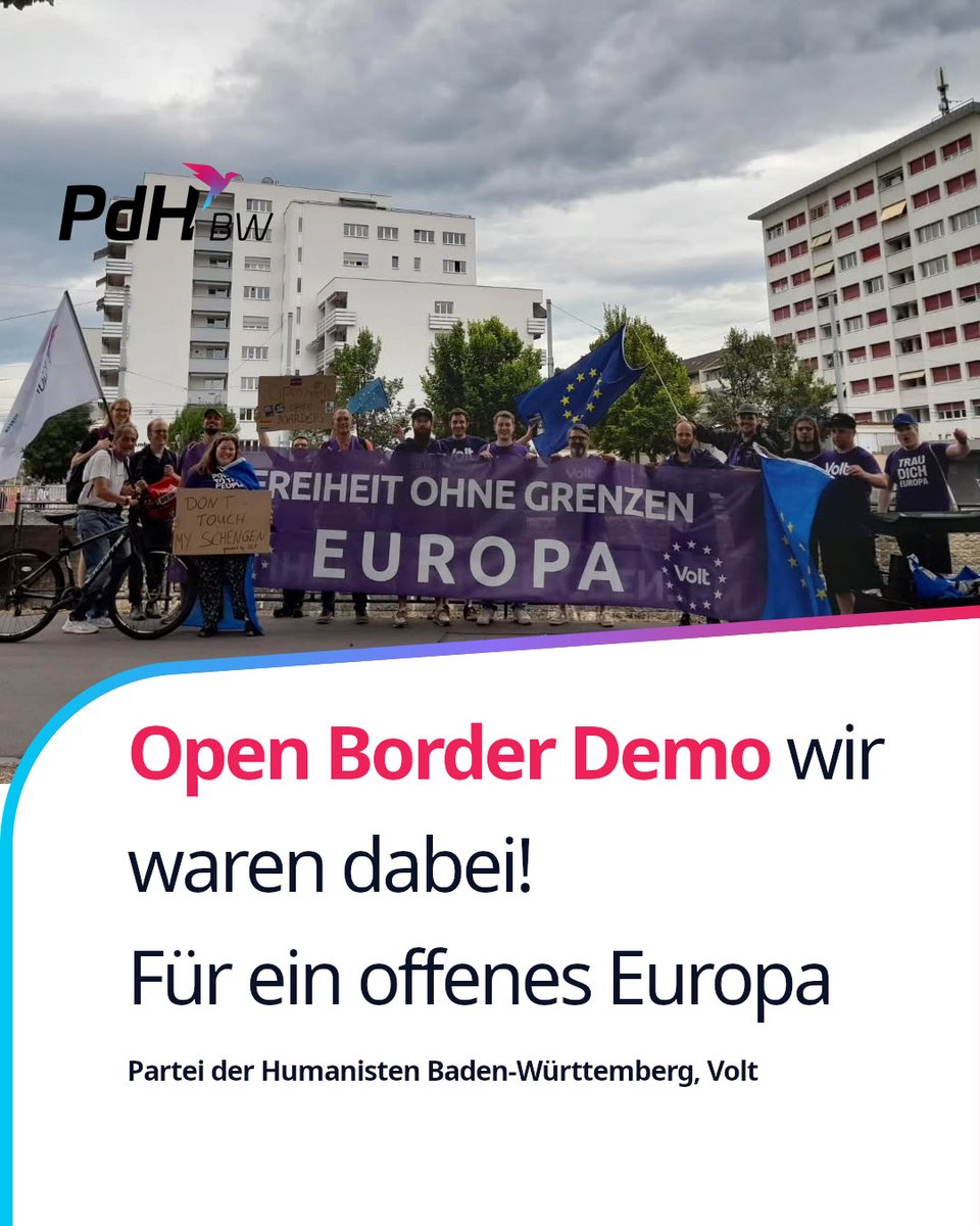 Wir kämpfen für offene Grenzen! #DontTouchMySchengen