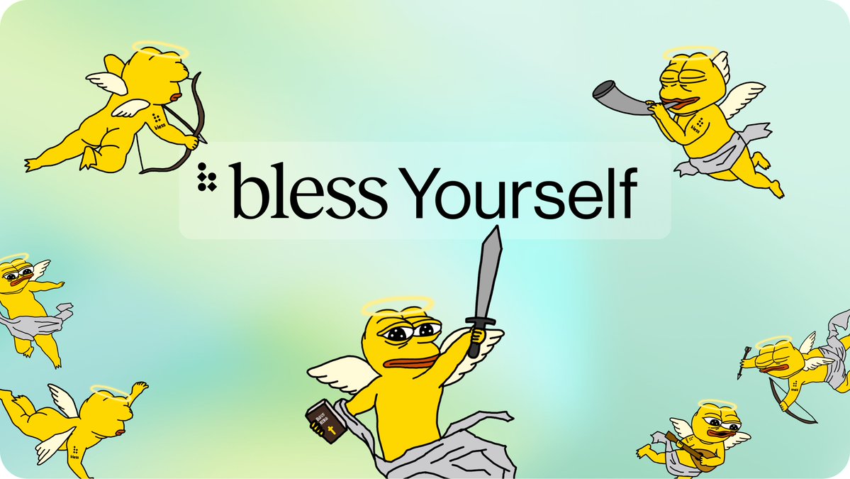 theblessnetwork's tweet image. The time has come to separate the devoted from the truly Blessed.
You can now bless your PFP with our angels.
A mark not just of Bless, but of your belief in a future where AI is owned by its users.
Bless yours now.⬇️
bless.network/pfp