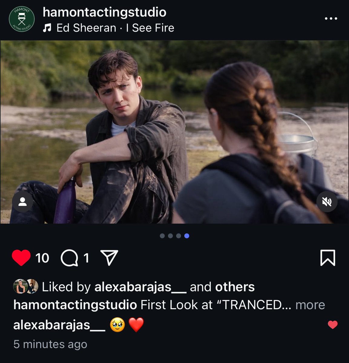 BarajasDaily's tweet image. Alexa Barajas has commented “🥹❤️” on a post by Hamong Acting Studio showcasing a Demo Short Film they made